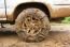 car with chains to reach ram pump site.JPG